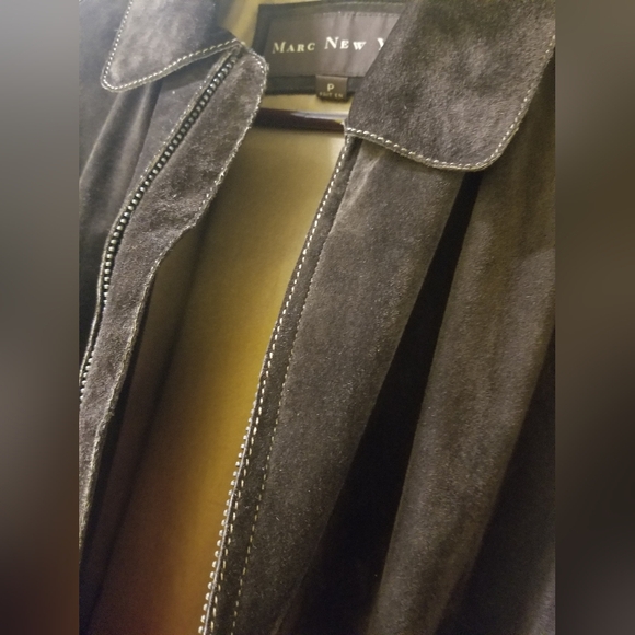 ***SOLD*** NWOT MARC NEW YORK Leather Suede Jacket SMALL - Picture 10 of 13